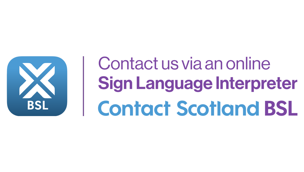 BSL users can contact us via an online BSL/English interpreter.