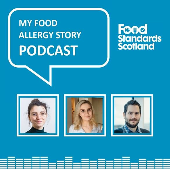 FSS podcast about food allergies images of hosts