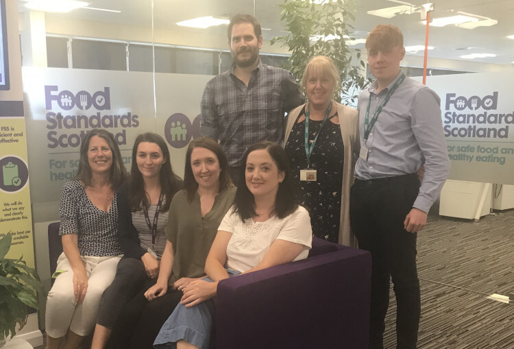 Communications and marketing team with Career Ready Intern James